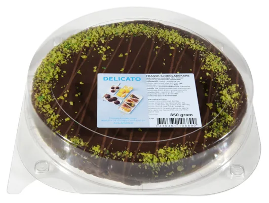 FRANSK SJOKOLADEKAKE 850G DELICATO FRANSK SJOKOLADEKAKE 850G DELICATO