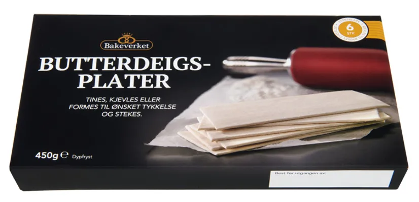 BUTTERDEIGSPLATER 6STK BAKEVERKET BUTTERDEIGSPLATER 6STK BAKEVERKET