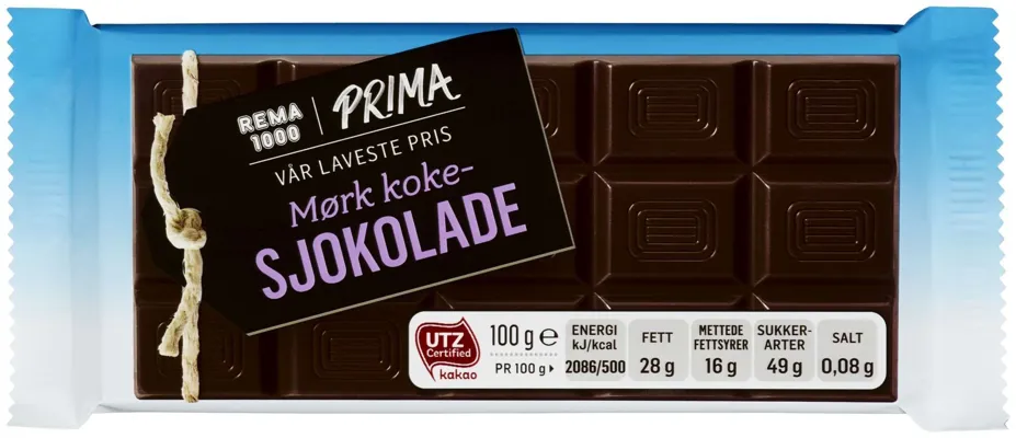 Kokesjokolade Mørk 100g