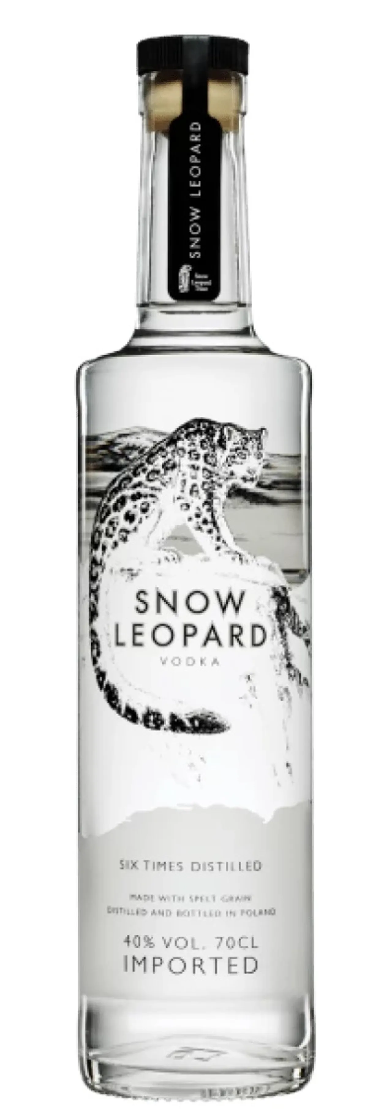 SNOW LEOPARD VODKA 40% 70CL