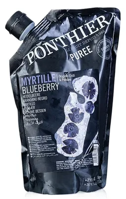 Ponthier Fruktpure Blåbær 6x1kg