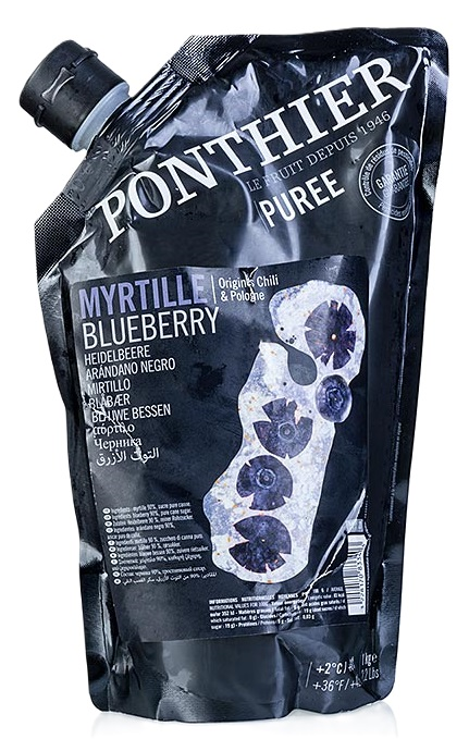 PONTHIER FRUKTPURE BLÅBÆR 6X1KG