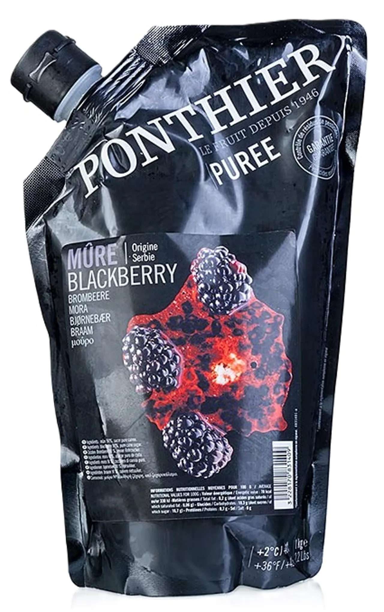PONTHIER FRUKTPURE BJØRNEBÆR 6X1KG