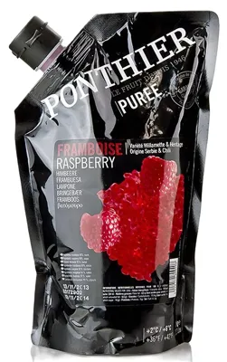 Ponthier Fruktpure Bringebær 6x1kg