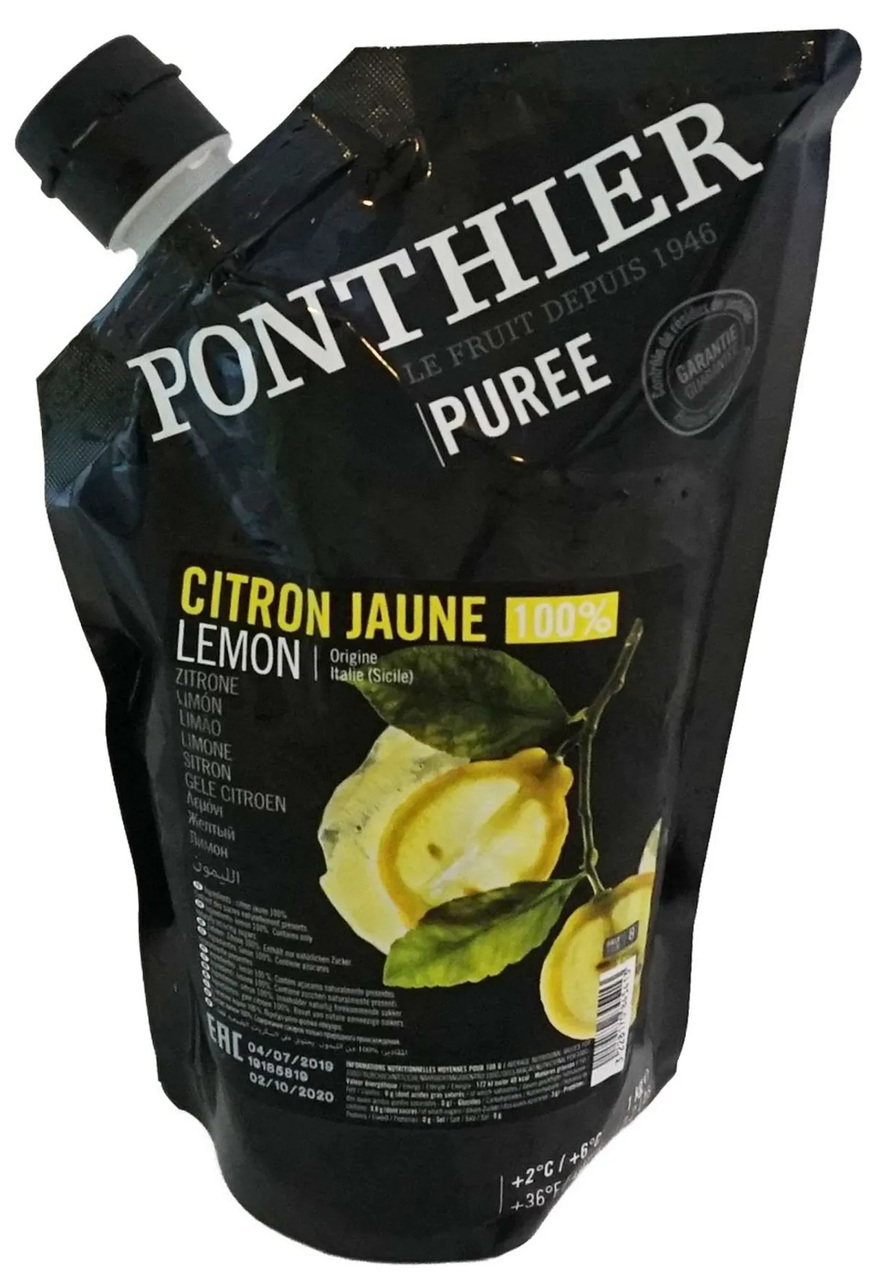 PONTHIER FRUKTPURE SITRON 6X1KG