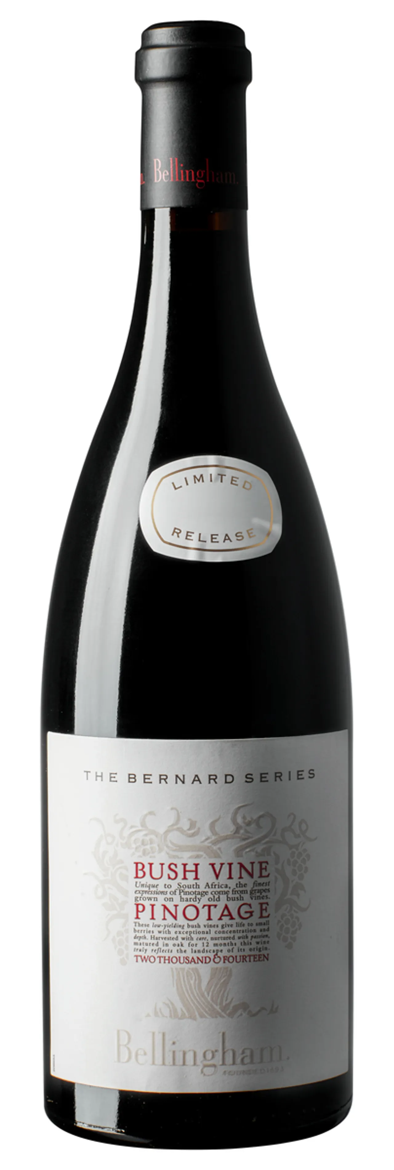 BELLINGHAM THE BERNARD SERIES BUSH VINE PINOTAGE 14% 75CL