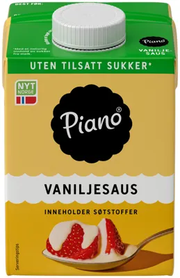 PIANO VANILJESAUS UTEN 1/2L TINE PIANO VANILJESAUS UTEN 1/2L TINE