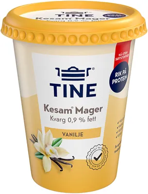 Mager Kesam Vanilje 420g Tine