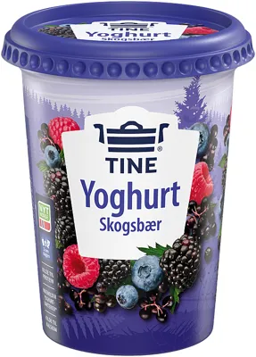 Yoghurt Skogsbær 500g Tine