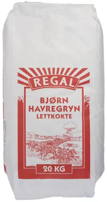 Bjørn Havregryn Lettkokt 20kg Axa