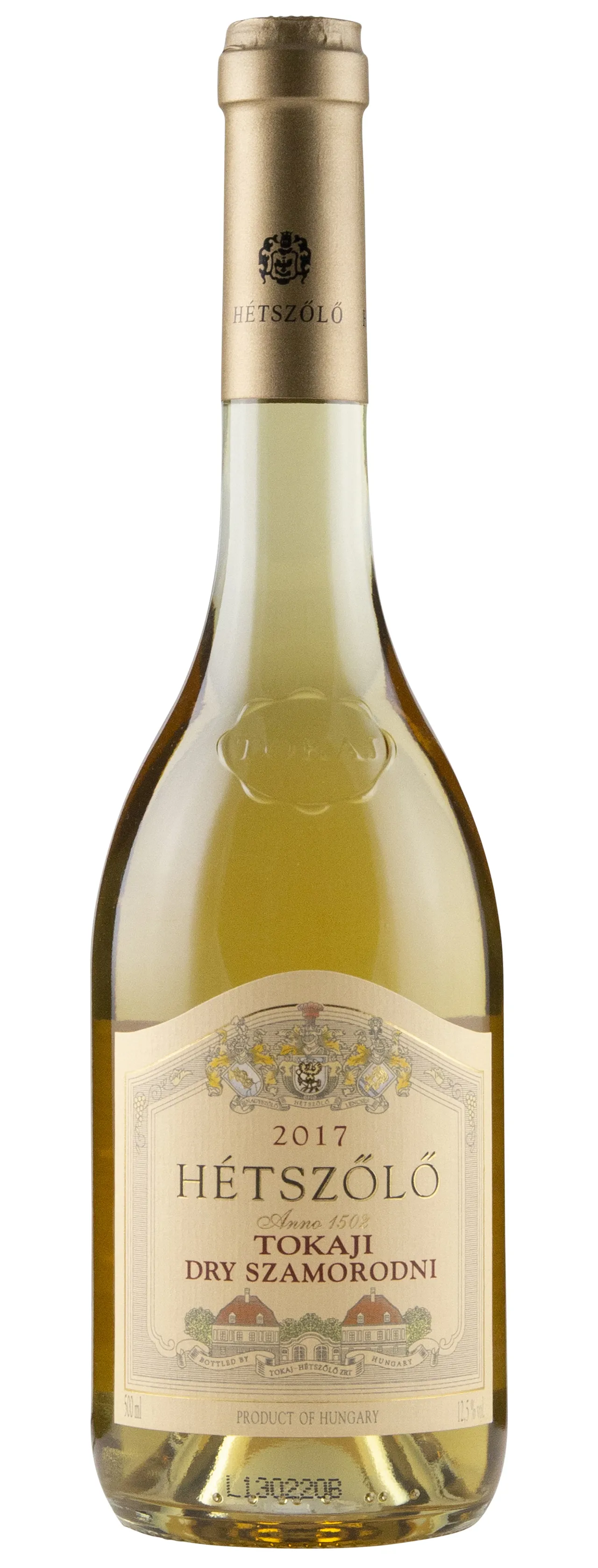 HETSZÖLÖ TOKAJI DRY SZAMORODNI 14% 50CL