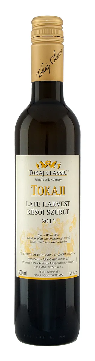 TOKAJ CLASSIC LATE HARVEST 11,5% 50CL TOKAJ CLASSIC LATE HARVEST 11,5% 50CL