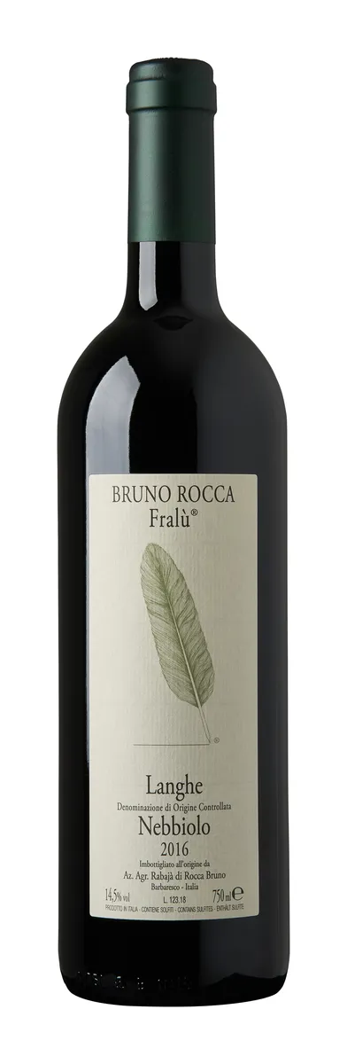 BRUNO ROCCA FRALÙ LANGHE NEBBIOLO 14,5% 75CL BRUNO ROCCA FRALÙ LANGHE NEBBIOLO 14,5% 75CL