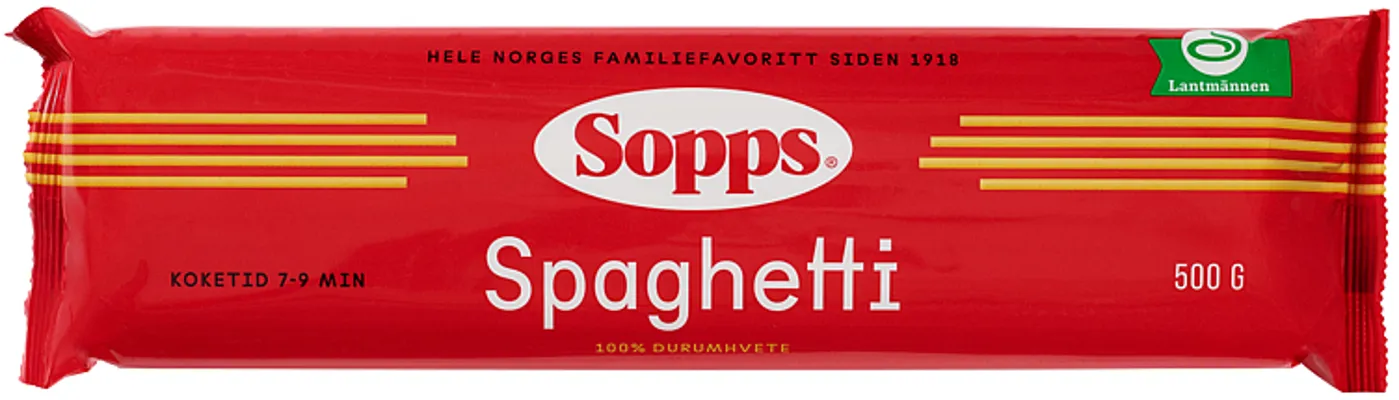Spaghetti 500g Sopps