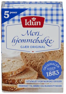 IDUN TØRRGJÆR ORIGINAL 65G IDUN TØRRGJÆR ORIGINAL 65G