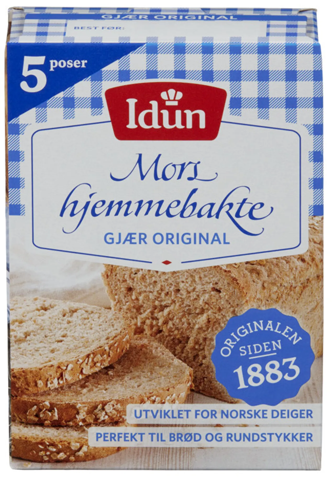 IDUN TØRRGJÆR ORIGINAL 65G