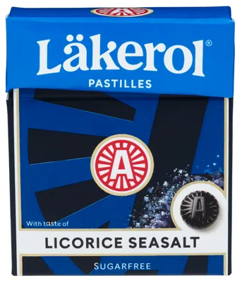 LÄKEROL CLASSIC LICORICE SEASALT 25G LÄKEROL CLASSIC LICORICE SEASALT 25G