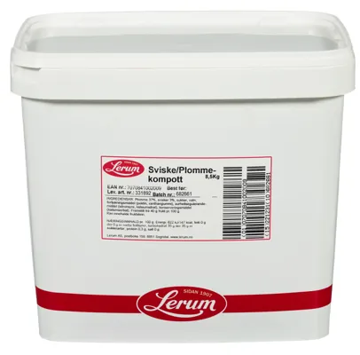 Sviske/Plommekompott 8.5 Kg Lerum