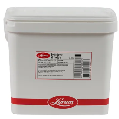 TYTTEBÆRSYLTETØY 9KG LERUM TYTTEBÆRSYLTETØY 9KG LERUM