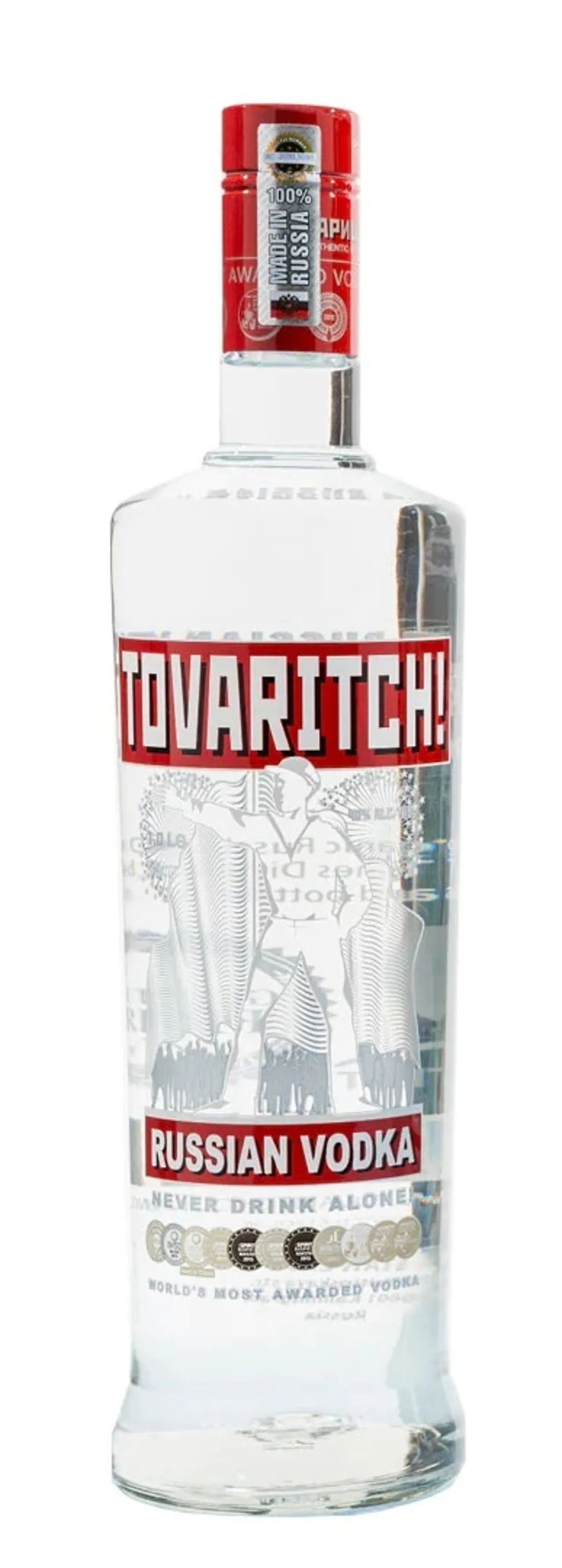 TOVARITCH VODKA 38% 70CL
