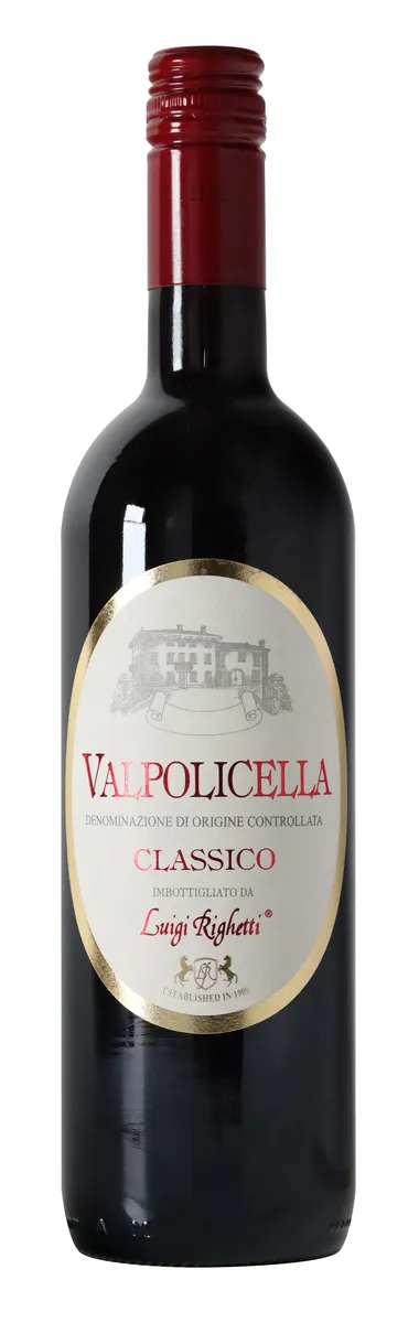 RIGHETTI VALPOLICELLA CLASSICO 12,5% 75CL RIGHETTI VALPOLICELLA CLASSICO 12,5% 75CL