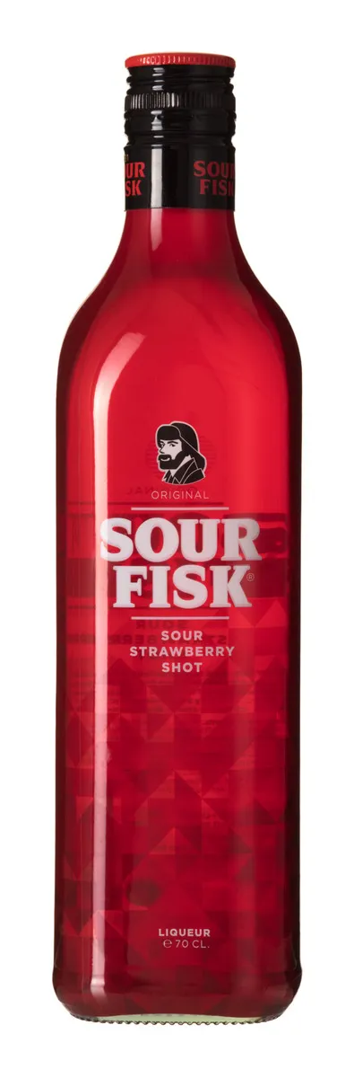 SOUR FISK SOUR STRAWBERRY SHOT 15% 70CL SOUR FISK SOUR STRAWBERRY SHOT 15% 70CL