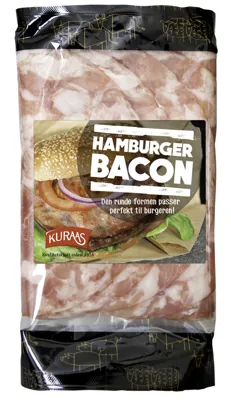HAMBURGERBACON SKÅRET KURAAS 10XCA700GR HAMBURGERBACON SKÅRET KURAAS 10XCA700GR