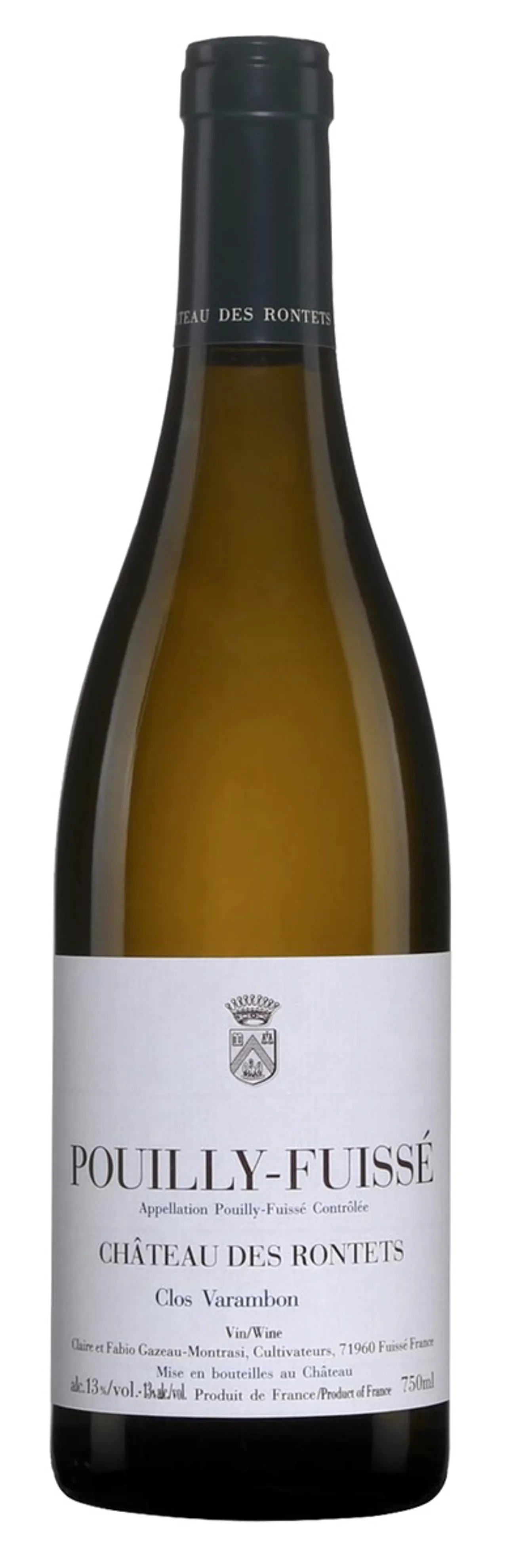 CH. DES RONTETS POUILLY-FUISSE CLOS VARAMBON 12,5% 75CL
