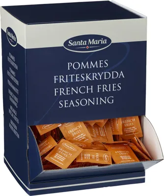 POMMES FRITES KRYDDER I PORSJONSPOSER 0.70G SANTA MARIA POMMES FRITES KRYDDER I PORSJONSPOSER 0.70G SANTA MARIA