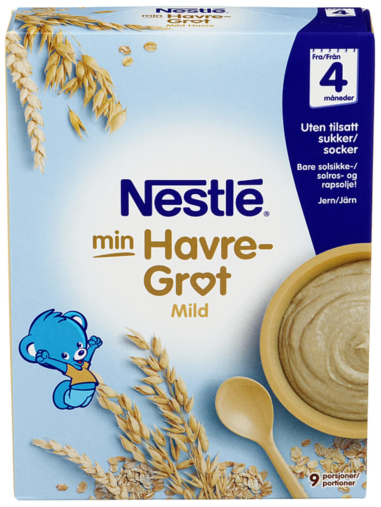 MIN HAVREGRØT MILD 4M 270G