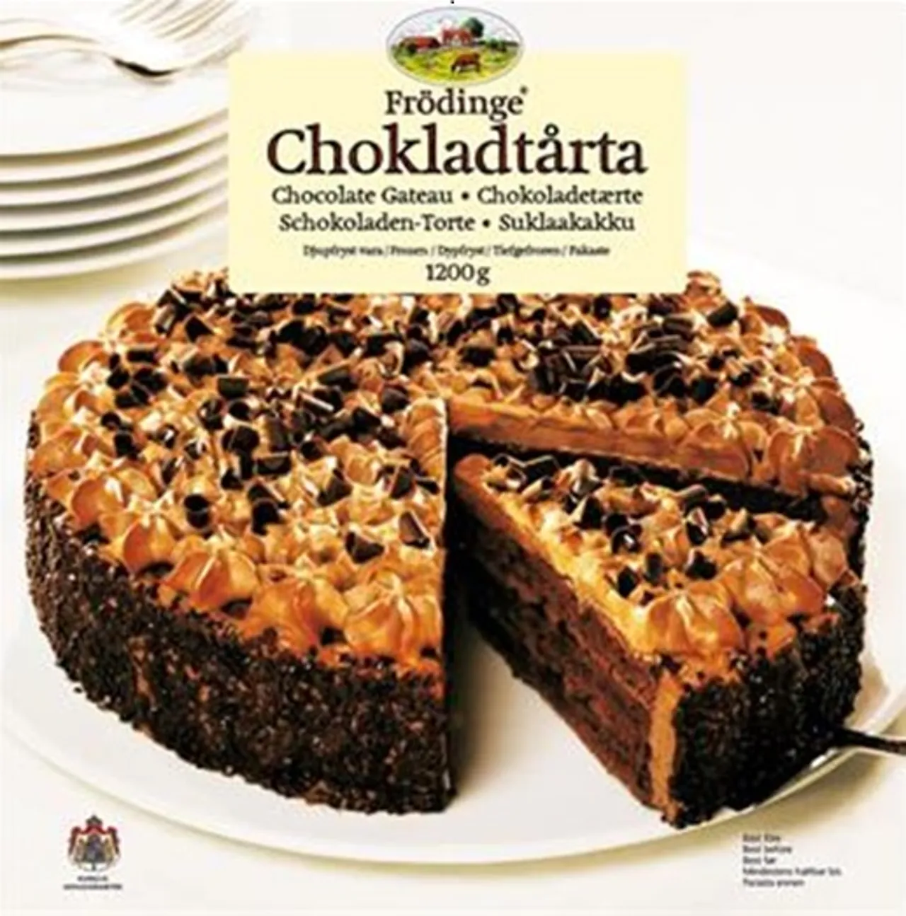 SJOKOLADEKAKE FRØDINGE 1,2KG