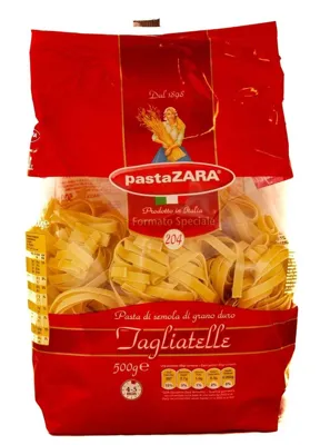FLAT TAGLIATELLE 500G PASTA ZARA FLAT TAGLIATELLE 500G PASTA ZARA