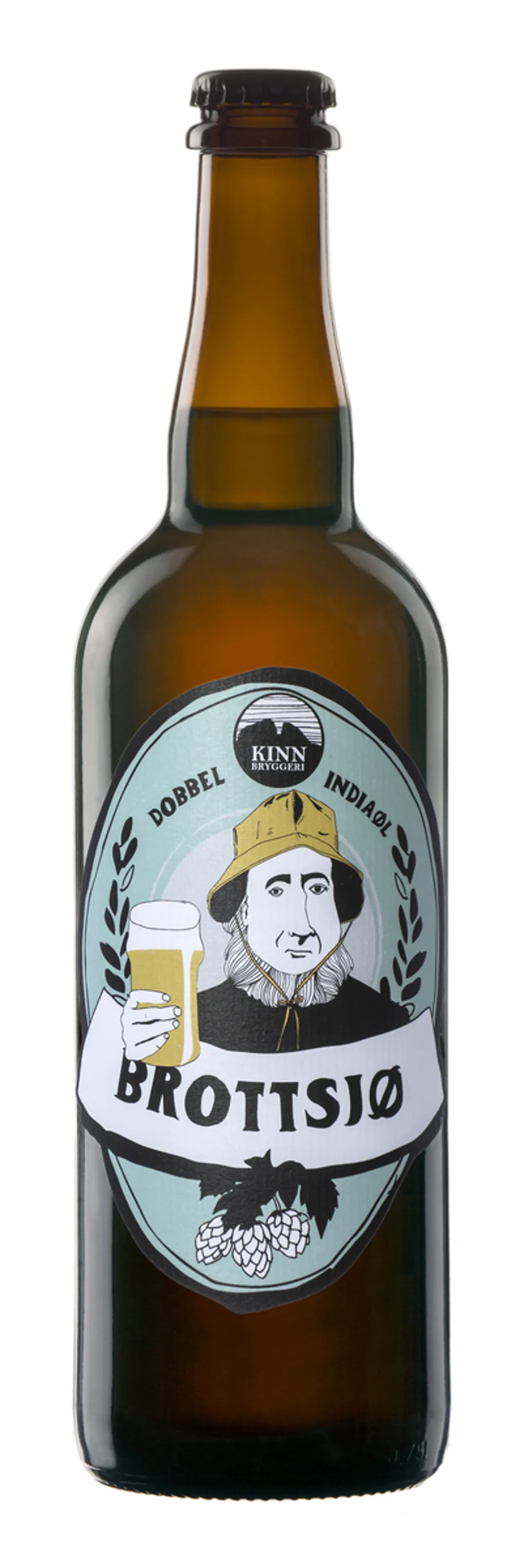 KINN BROTTSJØ DOBBEL INDIAØL 8,5% 12X75CL