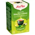 YOGI TEA GRØNN TE MATCHA LEMON 17POS ØKOLOGISK