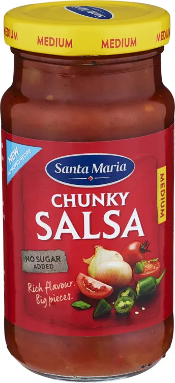 CHUNKY SALSA MEDIUM 230G SANTA MARIA CHUNKY SALSA MEDIUM 230G SANTA MARIA