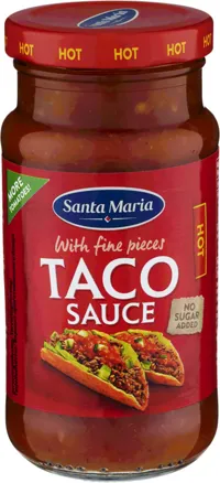 Taco Sauce Hot 230g Santa Maria