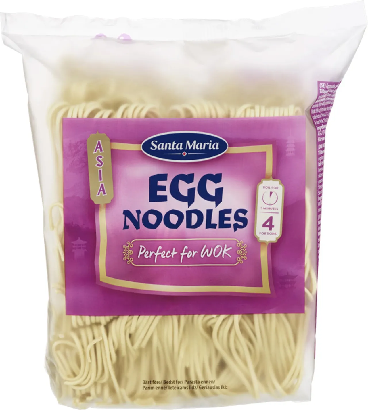 EGG NOODLES WOK 200G SANTA MARIA