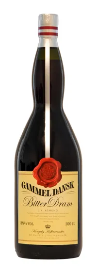 Gammel Dansk Bitter Dram 38% 1l