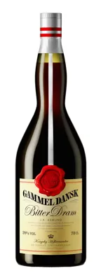 GAMMEL DANSK BITTER DRAM 38% 70CL GAMMEL DANSK BITTER DRAM 38% 70CL