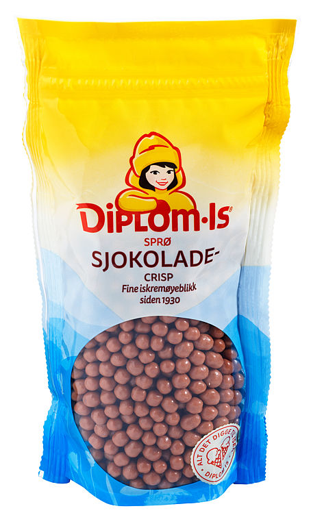 SJOKOLADECRISP 100G DIPLOM-IS