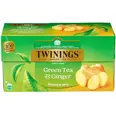 TWININGS GRØNN TE INGEFÆR 12X25G