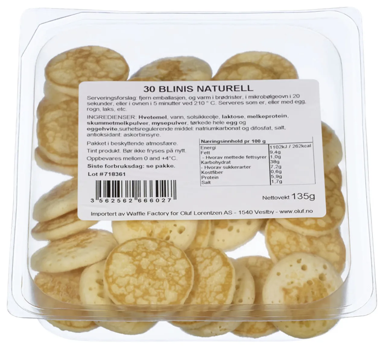 BLINIS COCKTAL 135G