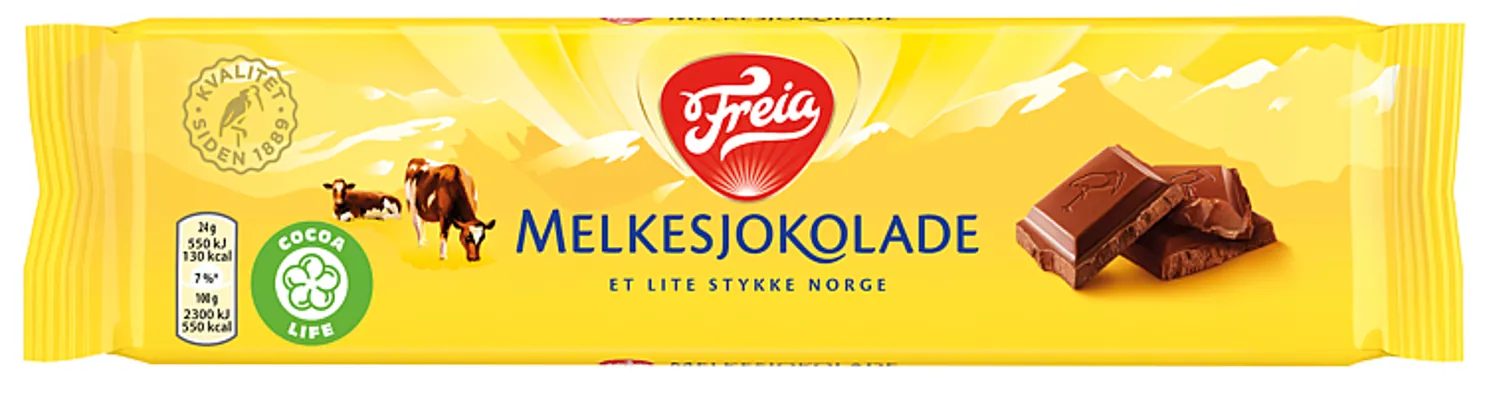 MELKESJOKOLADE 60G FREIA MELKESJOKOLADE 60G FREIA