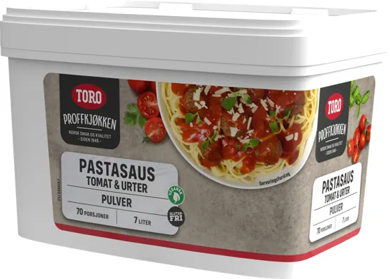 PASTASAUS TOMAT OG URTER 930G TORO PASTASAUS TOMAT OG URTER 930G TORO