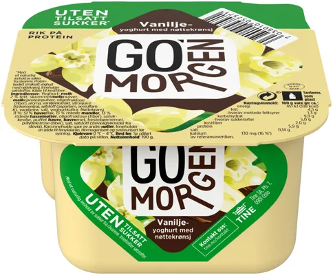 Go Morgen Vanilje Uten 190g Tine
