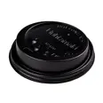 LID CUPS BLACK Ø80MM 100PCE