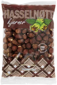 Hasselnøttkjerner 250g