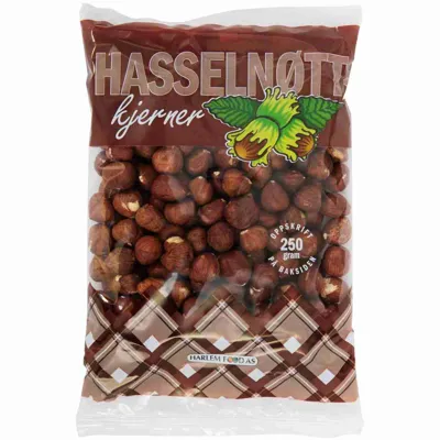 HASSELNØTTKJERNER 250G HASSELNØTTKJERNER 250G