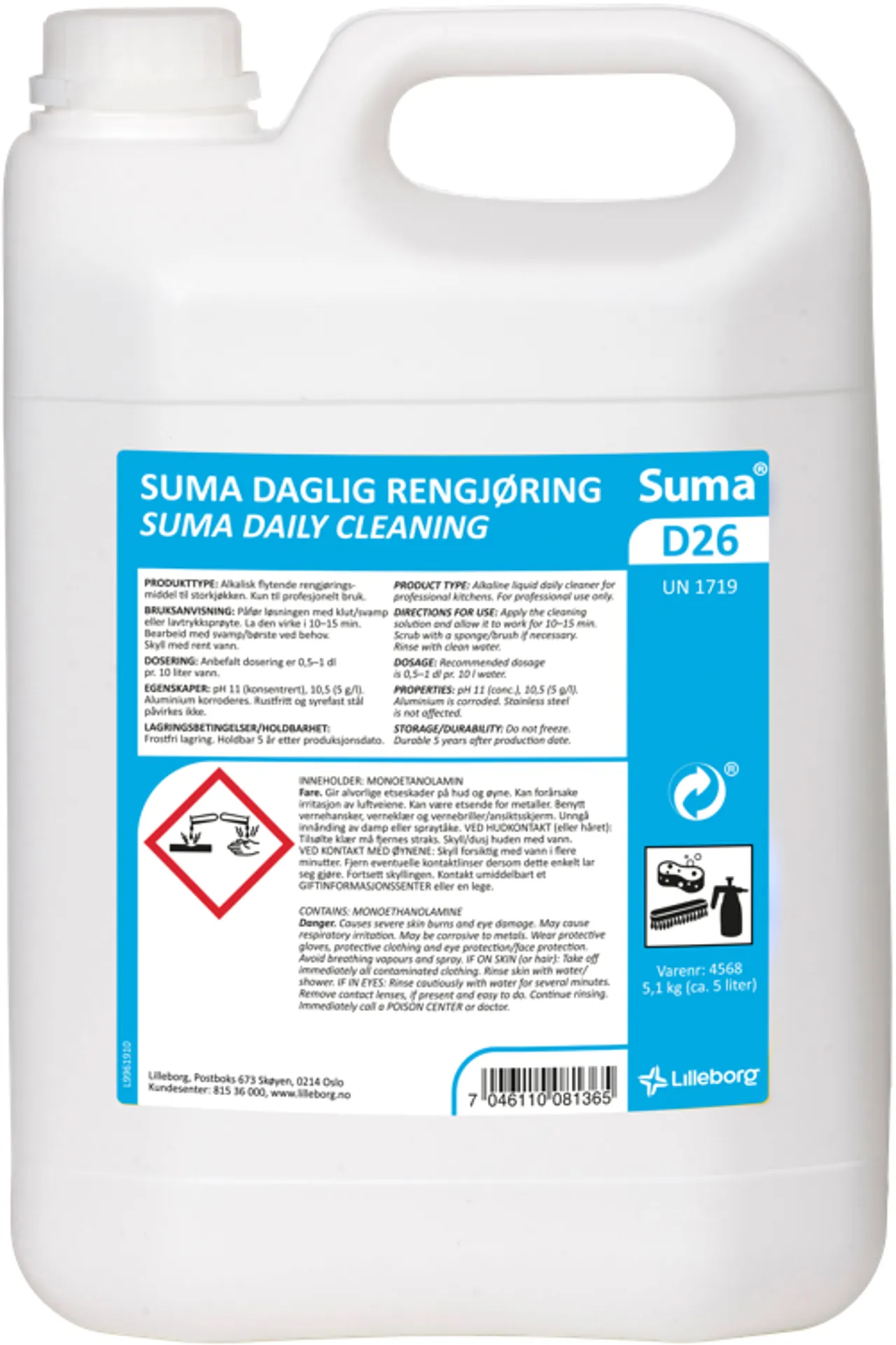 SUMA D26 DAGLIG RENGJØRING