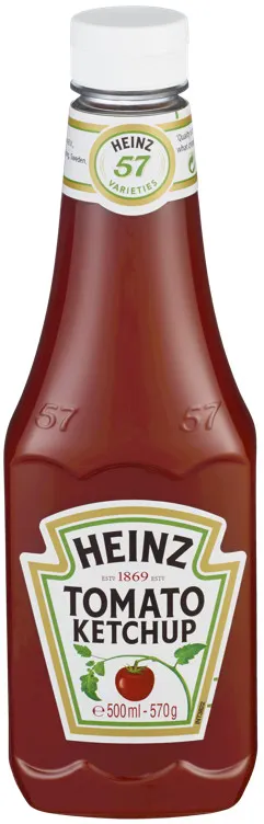 HEINZ TOMATKETCHUP 570G HEINZ TOMATKETCHUP 570G